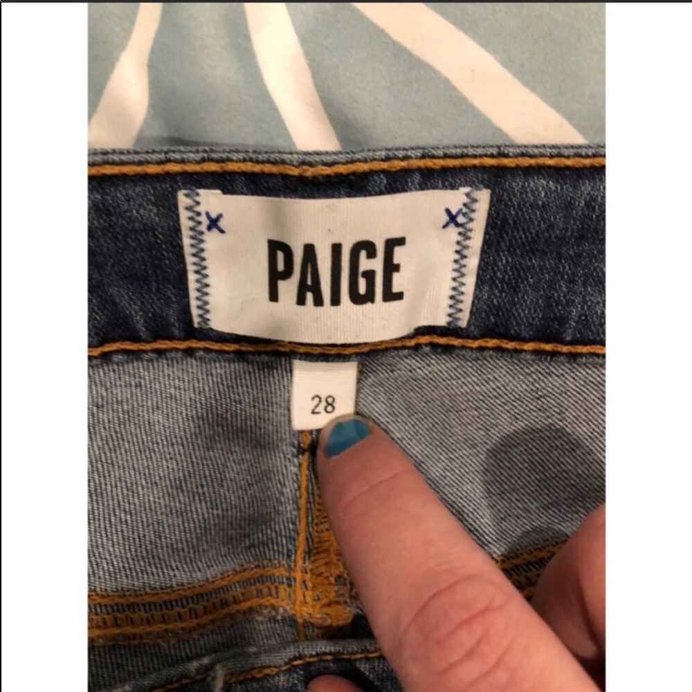 Anthropologie PAIGE Verdugo Destructed Skinny Jean - Picture 3 of 6